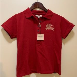 Burberry Red Polo
